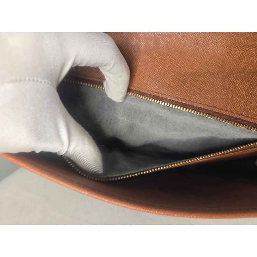Louis Vuitton Monogram Bordeaux Bag Clutch Crossbody Vintage LV Removable Strap - Picture 11 of 16
